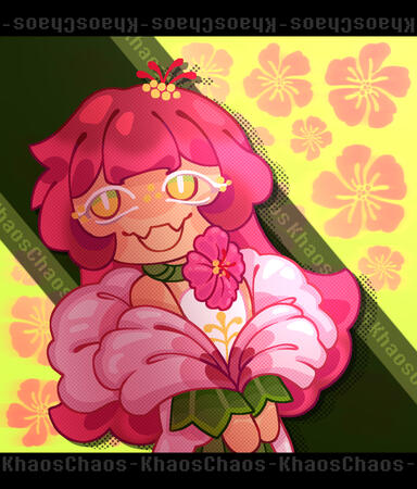 Hibiscus Cookie!